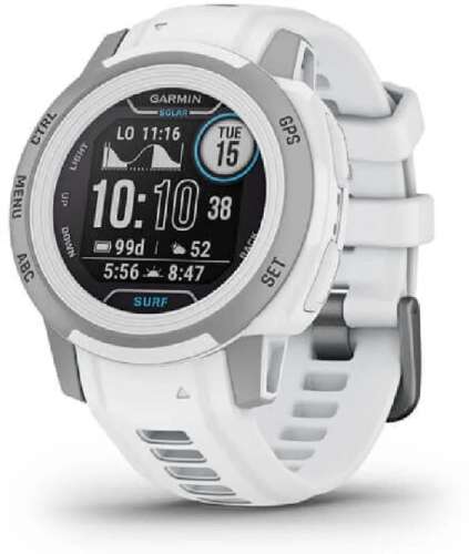 Смарт-часы Garmin Instinct 2s Solar,  40мм,  1.2",  белый/черный/белый [010-02564-03]